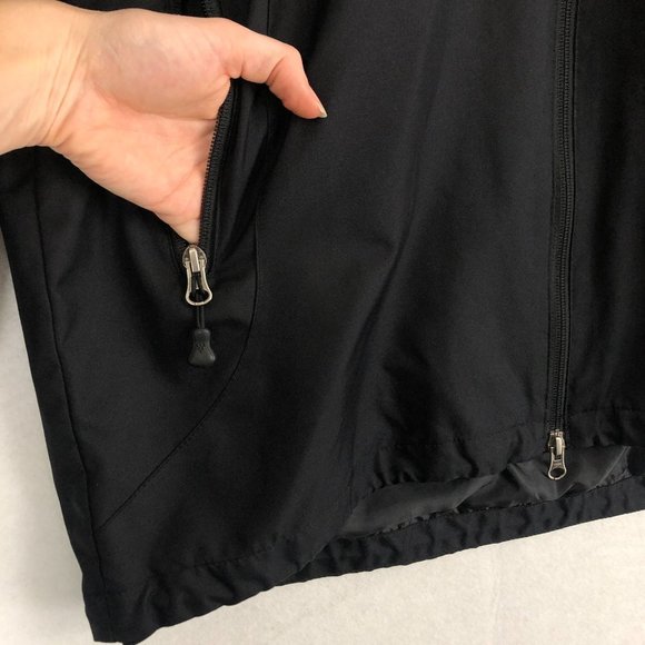 Port Authority Men's Size Medium Black KPM Long Sleeve Lined Full Zip Jacket - Picture 3 of 15